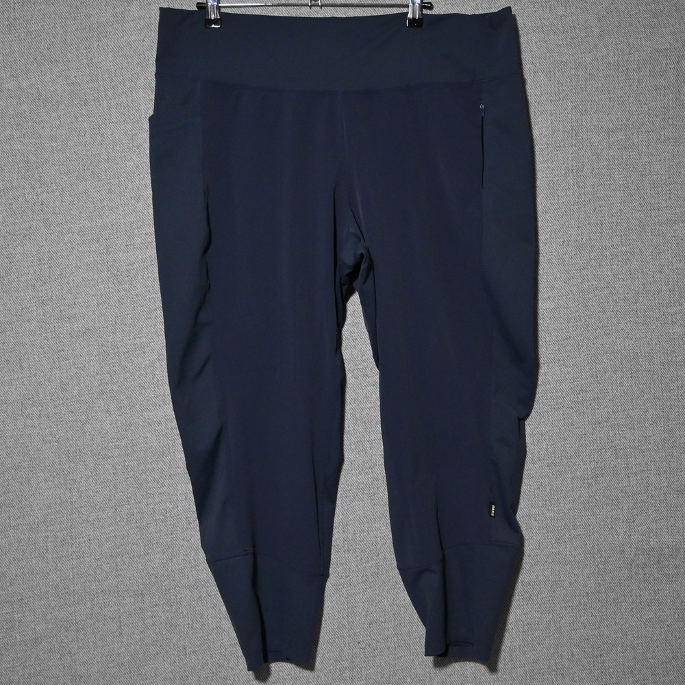 REI Co-op Activewear Pants Womens 2XL Navy Blue Tapered Hiking Stretch 22536-F23